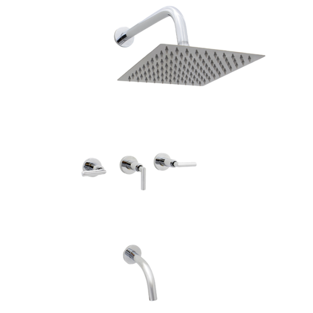 68030 DUCHA CON TRANSFERENCIA LAMY LEVER CROMO AQUALAF