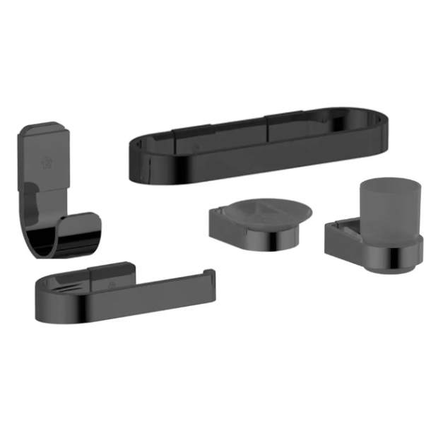 0179.05/M8-NG KIT ACCESORIOS  ARMONIA NEGRO X5 FV