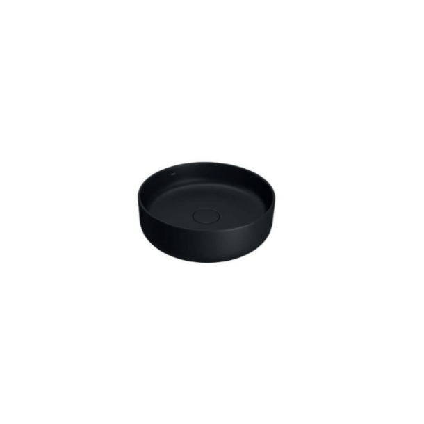 L.12040.94 BACHA DECA SLIM SIN AGUJEROS NEGRA AQUALAF