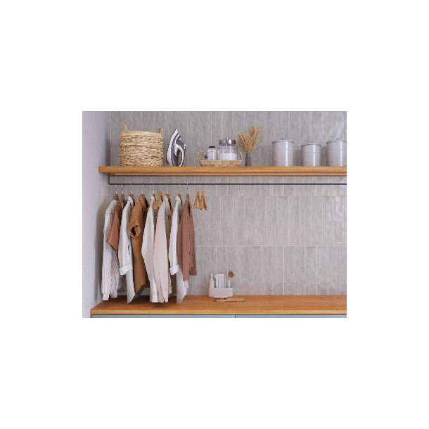 10X40 REVESTIMIENTO VILLAGE GRIS BRILLANTE 1RA RECT. DECORTILES