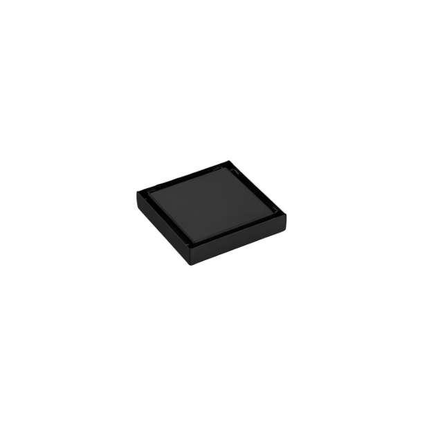 SQ001-BM DESAGUE SQUARE 10X10 NEGRO MATE SIN SOPAPA MOLDUMET