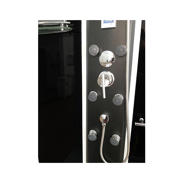 CABINA COMPLETA EUFRATES CON VAPOR 6 JETS 120X80X215 GORENA