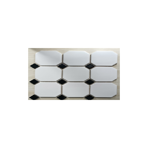 30X30 BJ9510 MALLA HERITAGE OCTO BLACK GAUDI