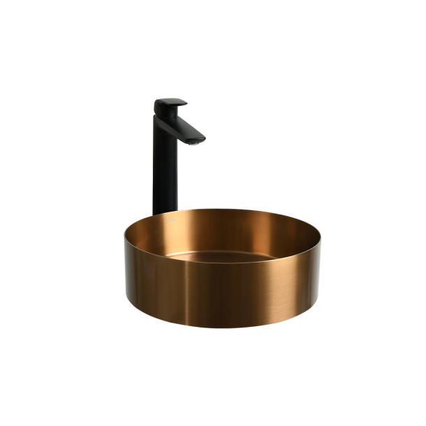 LD400-CP BACHA MOLA REDONDA COBRE BRILLANTE FERRUM