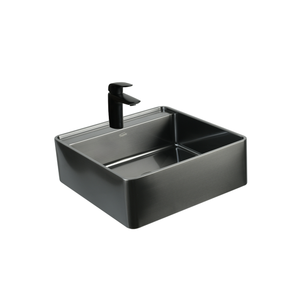 LC411-NM BACHA MOLA CUADRA NEGRO METALIZADO FERRUM