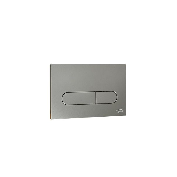 VTA56-GG TAPA TECLA DOBLE RECTANG DEP-EMBUTIR GRIS GRAFITO FERRUM