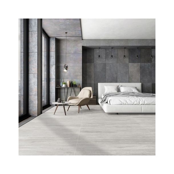 20X120 PORCELLANATO H5 RIGA WHITE SAT 1RA RECT ALBERDI