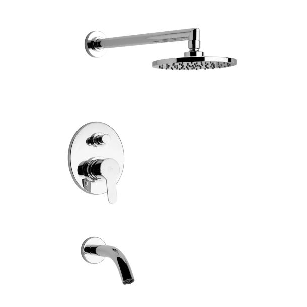 0106/B5-CR DUCHA MONOCOMANDO CON TRANSFERENCIA PUELO CROMO FV