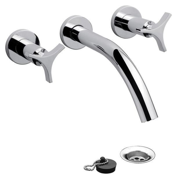 0203/C3-CR LAVATORIO PARED TRIADES CROMO FV