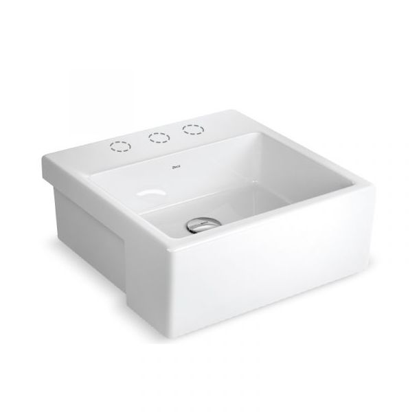 L1830 BACHA SEMI-ENCASTRE 1 AGUJERO 420X160 AQUALAF