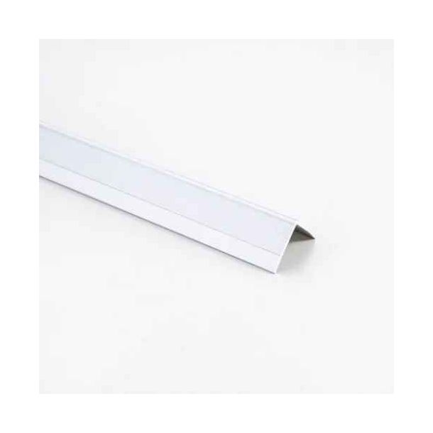 A1B TAPACANTO BISELADO ALUMINIO BLANCO 16X16X2500MM MOLDUMET