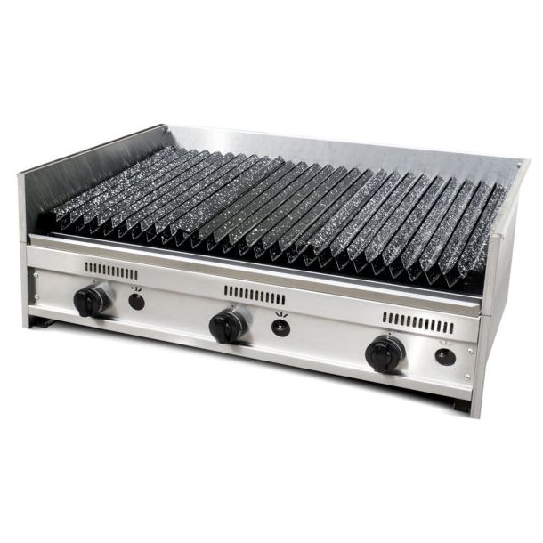 460-90 PARRILLA A GAS 90CM INOXIDABLES