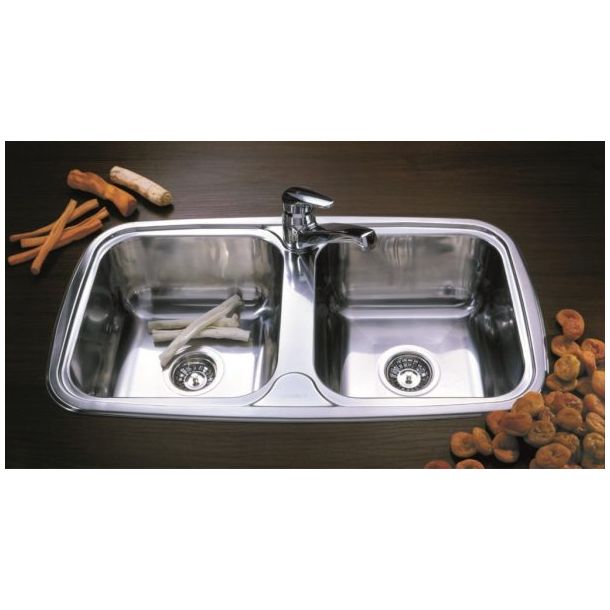 ZARA D84A PILETA DOBLE 83.5X47X18 - JOHNSON