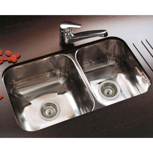 R63-CR PILETA DOBLE 63.8X37X15 CON ANTIRREBALSE - JOHNSON