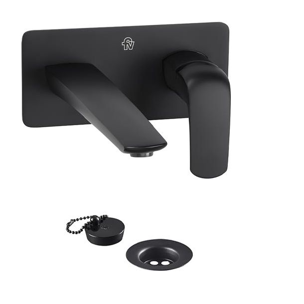 0206/L2-NG LAVATORIO MONOCOMANDO PARED EPUYEN NEGRO FV