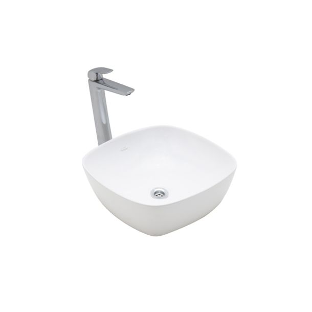 LK434-B BACHA APOYAR TORI CUADRA SLIM BLANCO FERRUM
