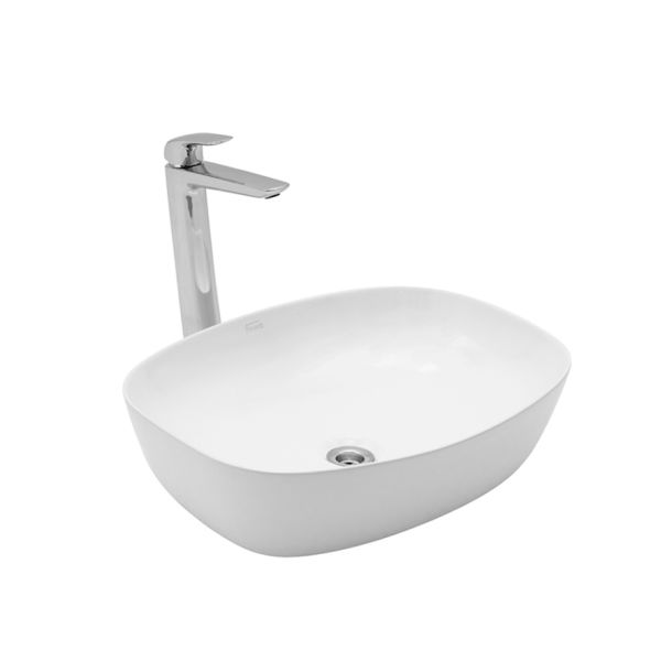 LK435-B BACHA APOYAR TORI RECTANGULAR SLIM BLANCO FERRUM