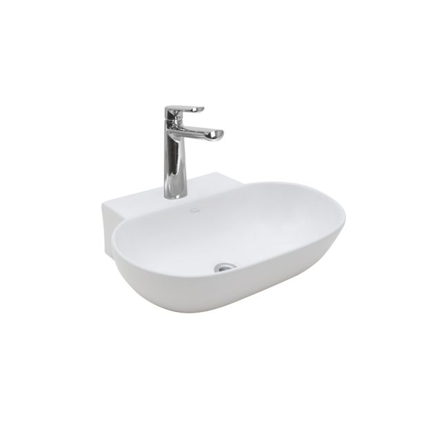 LKC77-B BACHA APOYAR MILOS OVAL BLANCO FERRUM