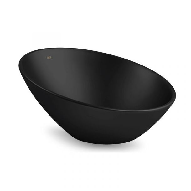 L.1036.94 BACHA DECA OVAL NEGRO MATE AQUALAF
