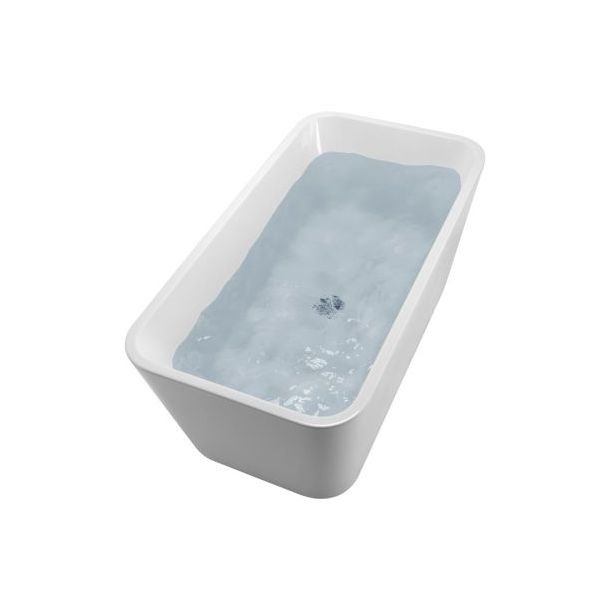 BL010-B BAÑERA ISLA KHIOS RADIAL 150X78 BLANCO FERRUM