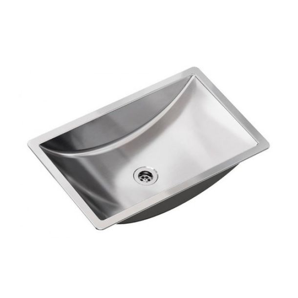 PILETA DE ACERO BAÑO 304 DANNA 56X35X14 - JOHNSON