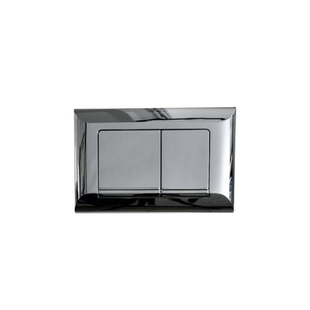 VTA52-01 TAPA TECLA DOBLE RECTANG GRANDE DEP-EMBUTIR CROMO FERRUM