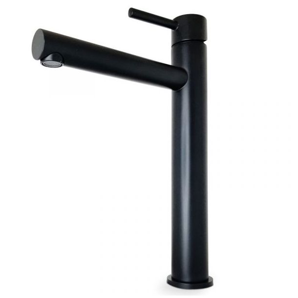31018 LAVATORIO MONOCOMANDO ALTO SPOT BLACK AQUALAF