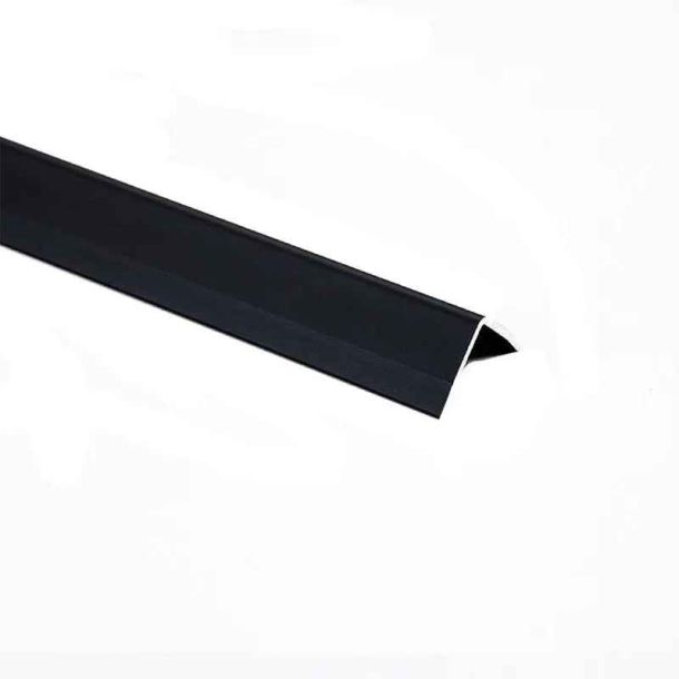 A1NM TAPACANTO BISELADO ALUMINIO NEGRO MATE 16X16 MOLDUMET (DISC)