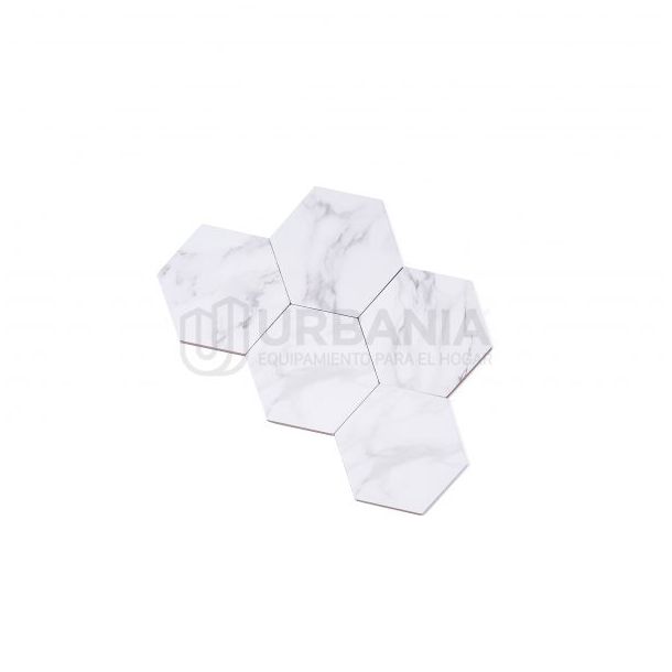 17X19.5 PORCELLANATO HEXAGONO CALACATA WHITE 1RA RECT. GABRIELLA