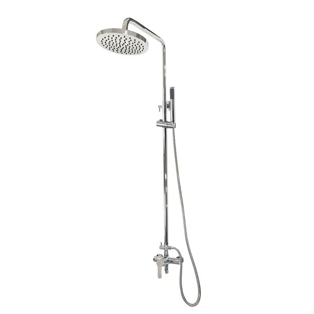 56053 BAÑERA MONOCOMANDO ALUMINE TRES VIAS AQUALAF