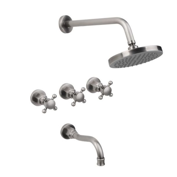 356/030-33 DUCHA C/ TRANSFERENCIA HAAZ VINTAGE PLATINUM ESTALGRIF