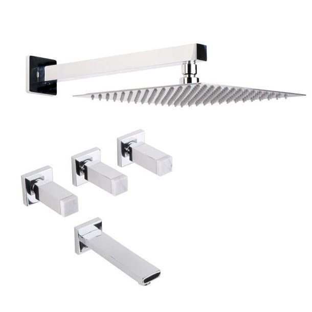 355/030-24 DUCHA CON TRANSFERENCIA BELLAGIO CARRARA CROMO ESTALGRIF