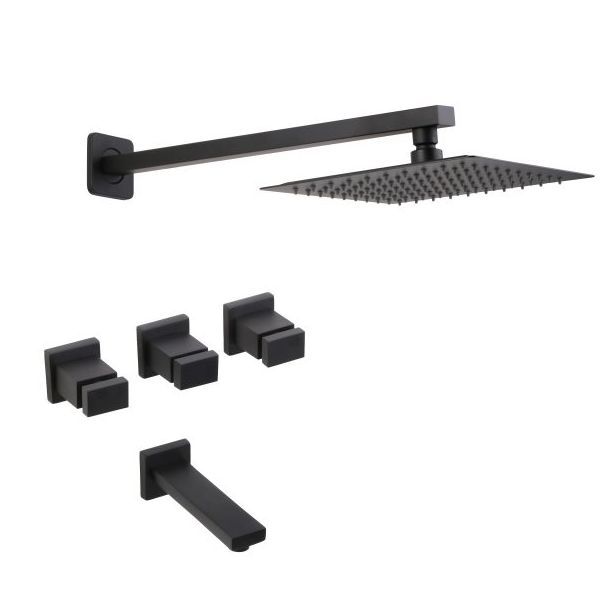 730/030-10 DUCHA CON TRANSFERENCIA BUENOS AIRES BLACK ESTALGRIF