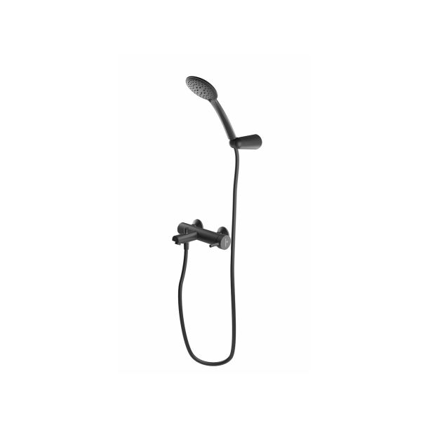 750/032-10 DUCHA EXTERIOR MONOCOMANDO ARONA BLACK ESTALGRIF