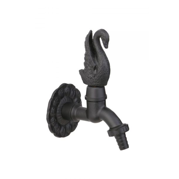 358/200-30 CANILLA PATIO HAAZ CISNE BLACK ESTALGRIF