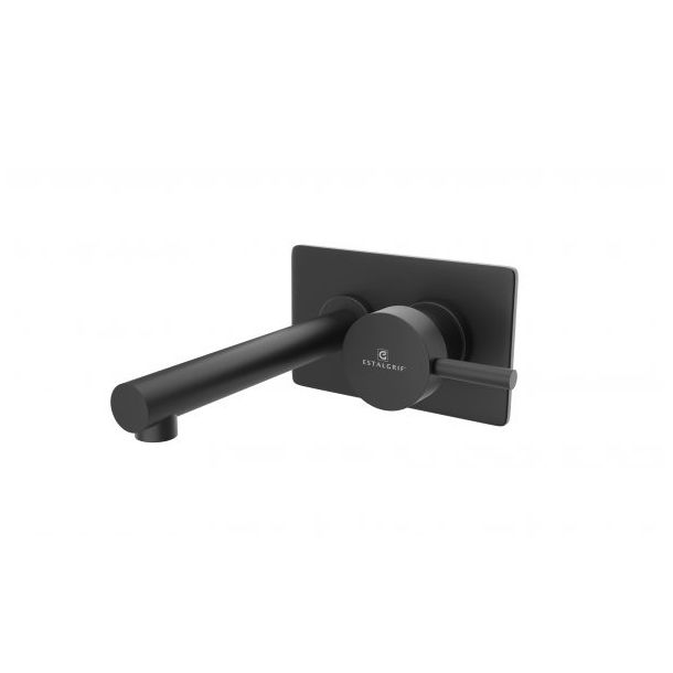 750/011-10 LAVATORIO MONOCOMANDO PARED ARONA BLACK ESTALGRIF