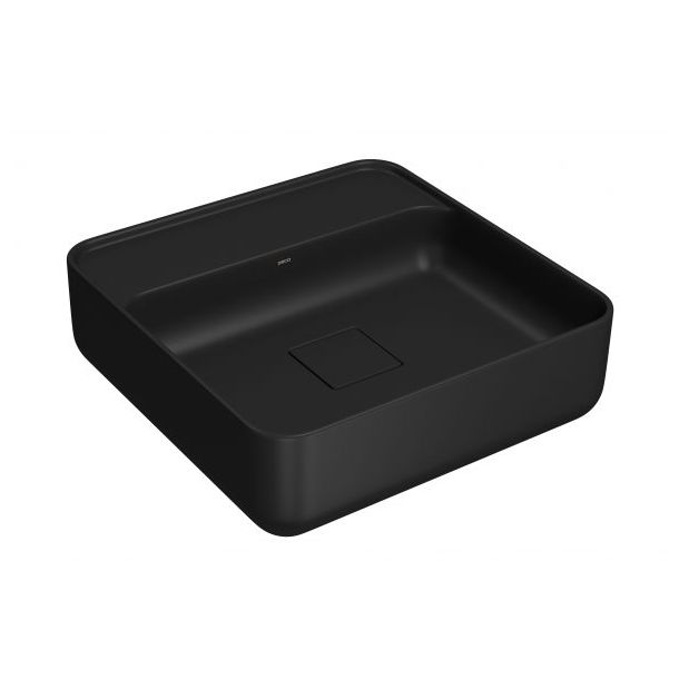 L.11040.94 BACHA DECA SLIM SIN AGUJEROS NEGRO MATE AQUALAF