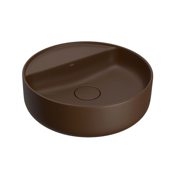L.12040.M.22 BACHA DECA SLIM SIN AGUJEROS MARRON AQUALAF