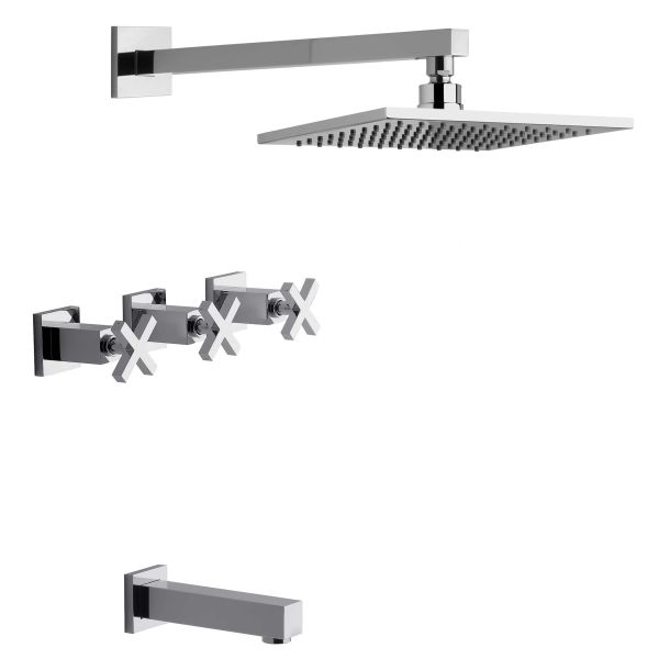 0103R/85-CR DUCHA CON TRANSFERENCIA DOMINIC CROMO FV