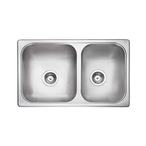 305E PILETA ENCASTRABLE 65X37X18 AC. 304 - MI PILETA