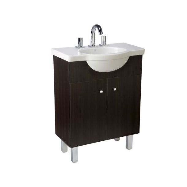 X6VS-W7 VANITORY VENECIA DE PIE 64CM 2 PUERTAS WENGUE FERRUM