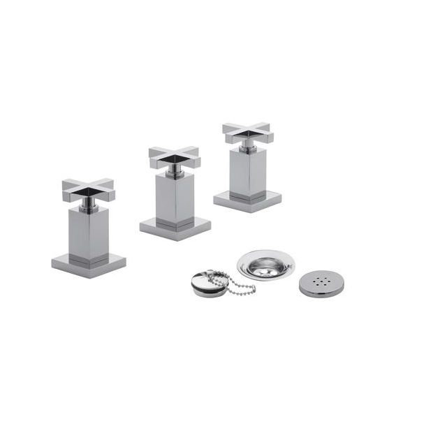 0295R/85-CR BIDET DOMINIC 2 LLAVES CROMO FV