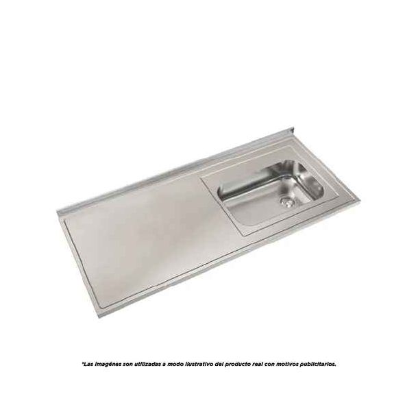 MESADA DE 140CM ACERO 430 C/ZZ52 JOHNSON