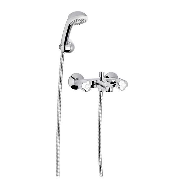 0112/B6-CR DUCHA CON TRANSFERENCIA PAMPA CROMO FV