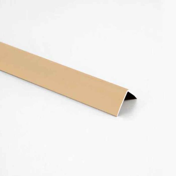 A1BE TAPACANTO BISELADO ALUMINIO BEIGE 16X16X2500MM MOLDUMET