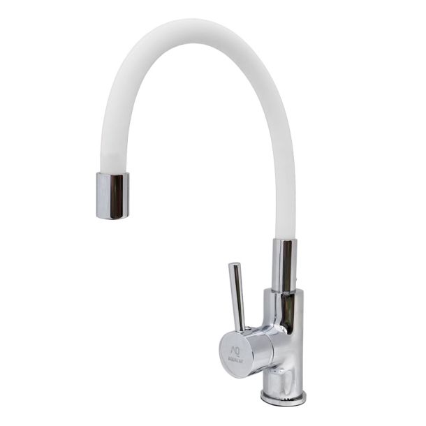 59005/BL FLEX MONOCOMANDO SOBREMESADA BLANCO AQUALAF