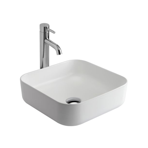 LK394-B BACHA APOYAR MILOS CUADRA BLANCO FERRUM