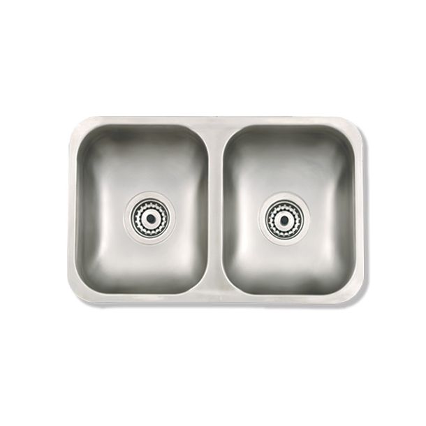 344 PILETA DOBLE 57X34X18 AC. 304 - MI PILETA