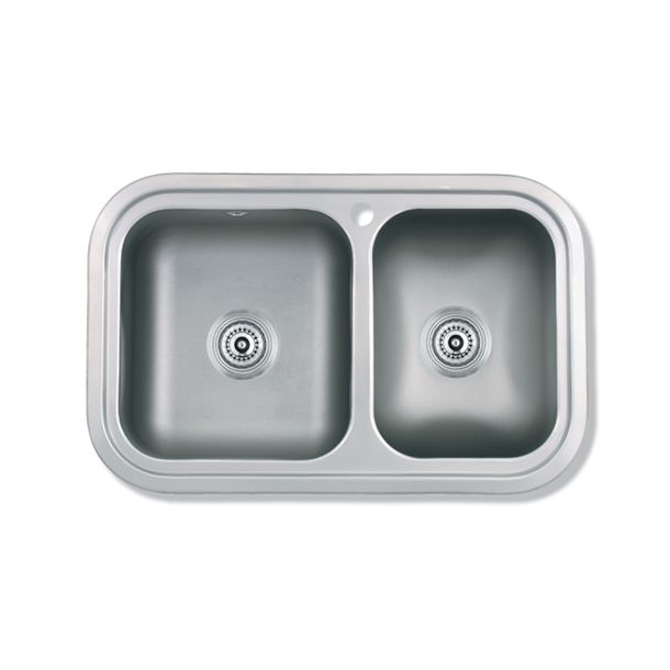 405E PILETA 70X43X20 MATE AC. 304 - MI PILETA