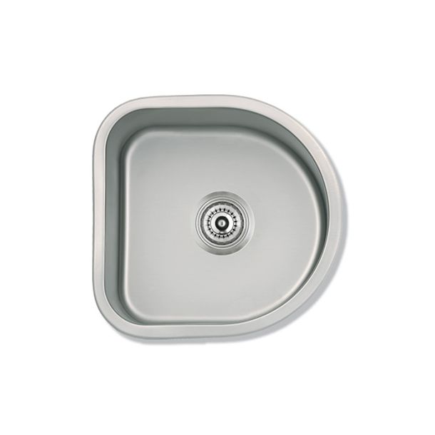 500E PILETA ENCASTRABLE 38X37X20 MATE AC. 304 - MI PILETA